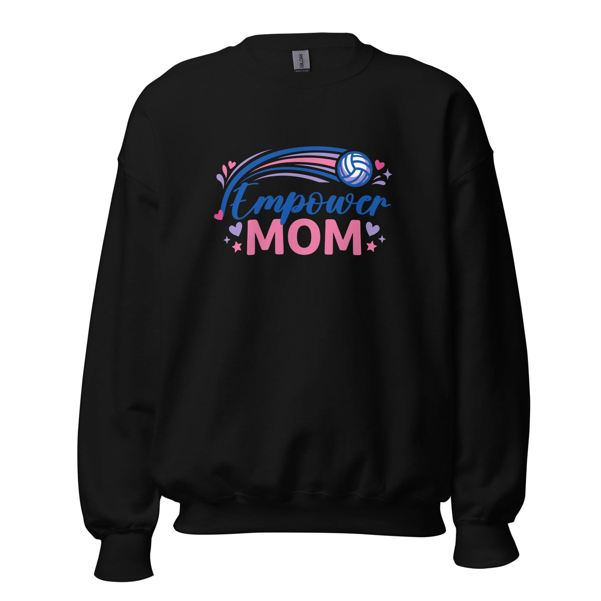 Classic | Sweatshirt | Empower Volleyball Club | Mom Crest Logo