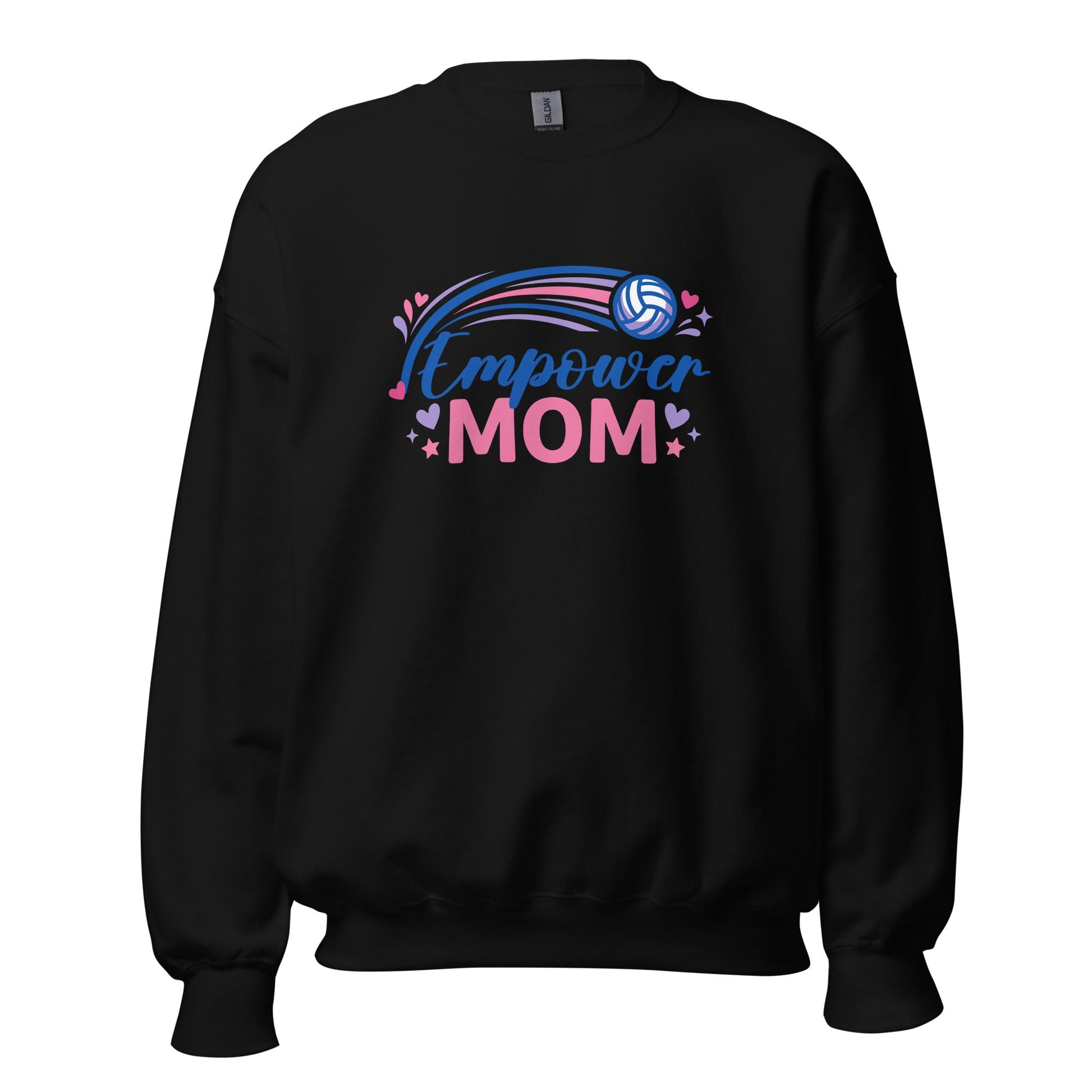 Classic | Sweatshirt | Empower Volleyball Club | Mom Crest Logo