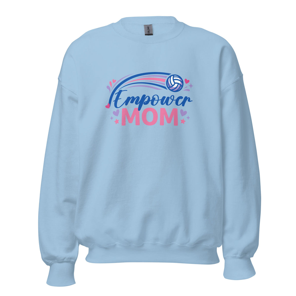 Classic | Sweatshirt | Empower Volleyball Club | Mom Crest Logo
