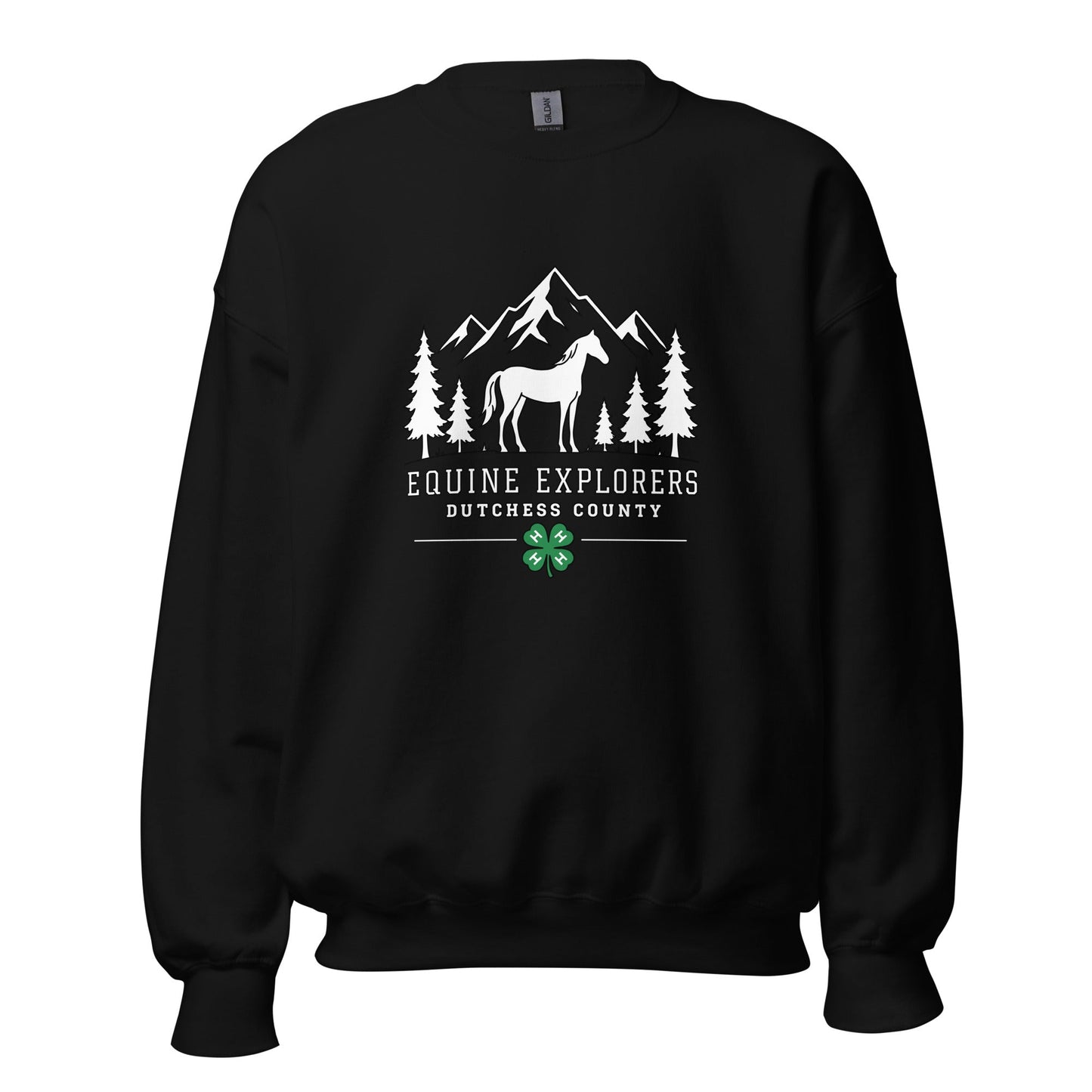 Classic | Sweatshirt | Equine Explorers | Dutchess Crest Trailblazers Logo