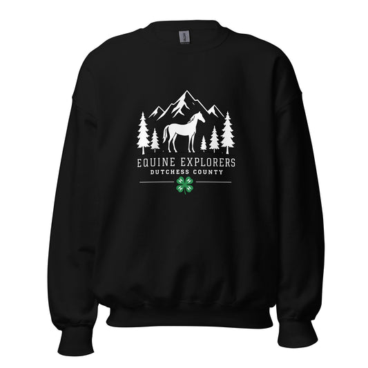 Classic | Sweatshirt | Equine Explorers | Dutchess Crest Trailblazers Logo