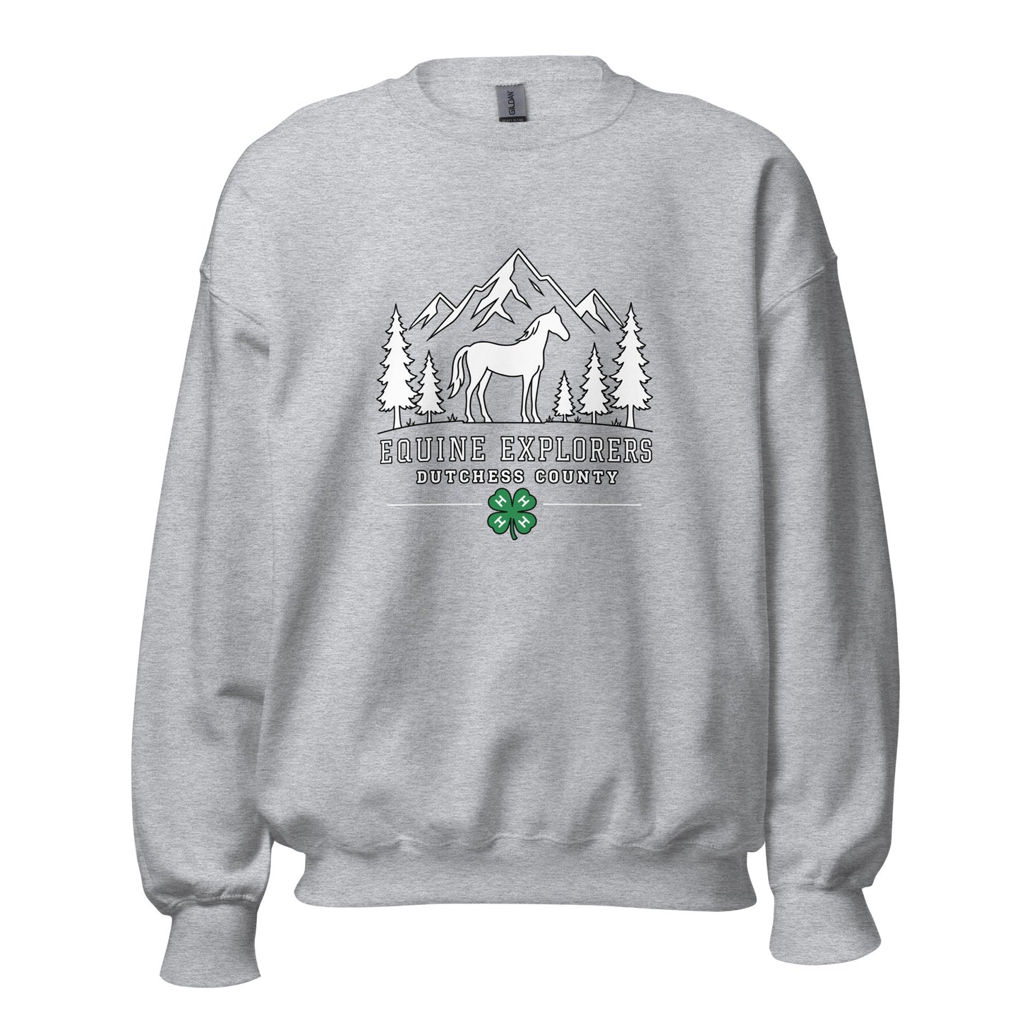 Classic | Sweatshirt | Equine Explorers | Dutchess Crest Trailblazers Logo