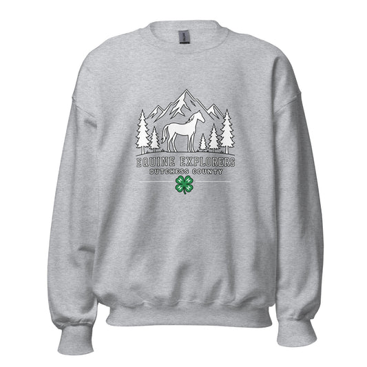 Classic | Sweatshirt | Equine Explorers | Dutchess Crest Trailblazers Logo