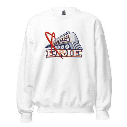 Classic | Sweatshirt | Erie Express Football | Locomotive Logo