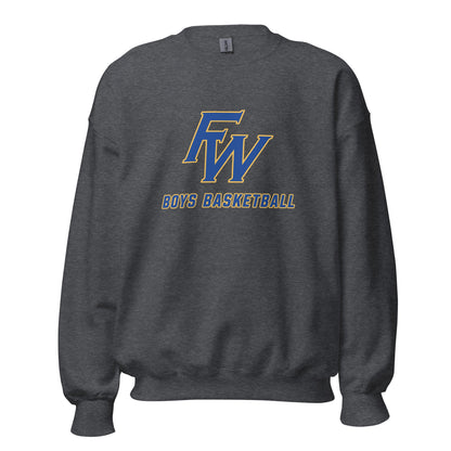 Classic | Sweatshirt | Fayette Ware Boys Basketball | FW Crest Logo
