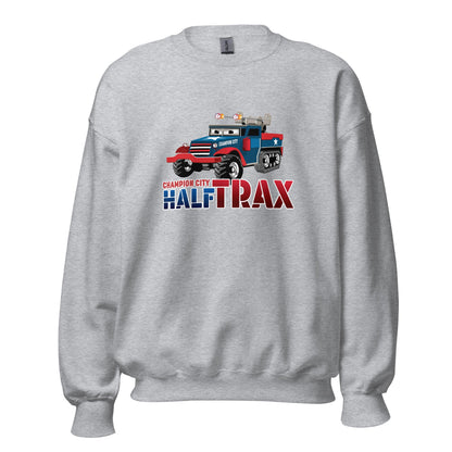 Classic | Sweatshirt | Half Trax Baseball | Mascot Logo