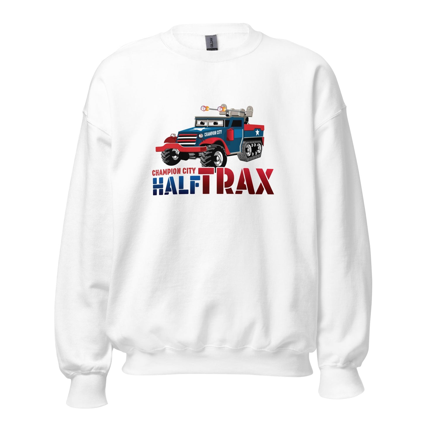 Classic | Sweatshirt | Half Trax Baseball | Mascot Logo
