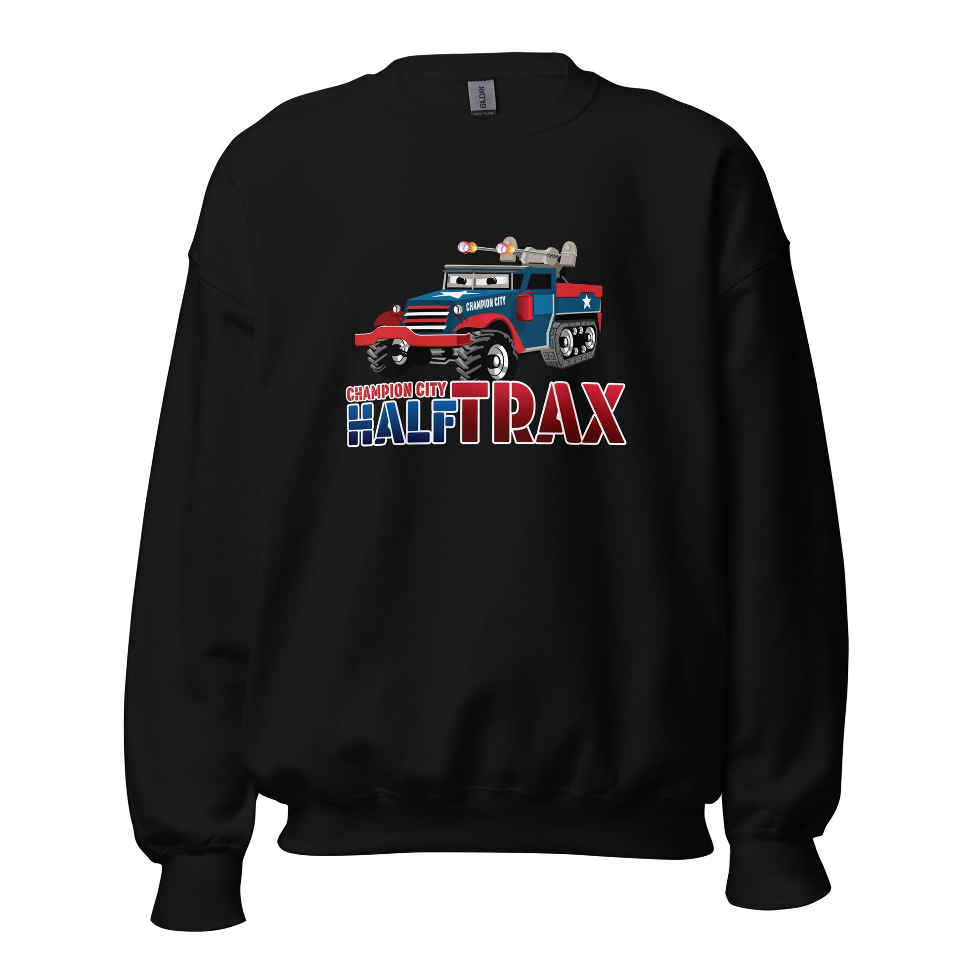 Classic | Sweatshirt | Half Trax Baseball | Mascot Logo
