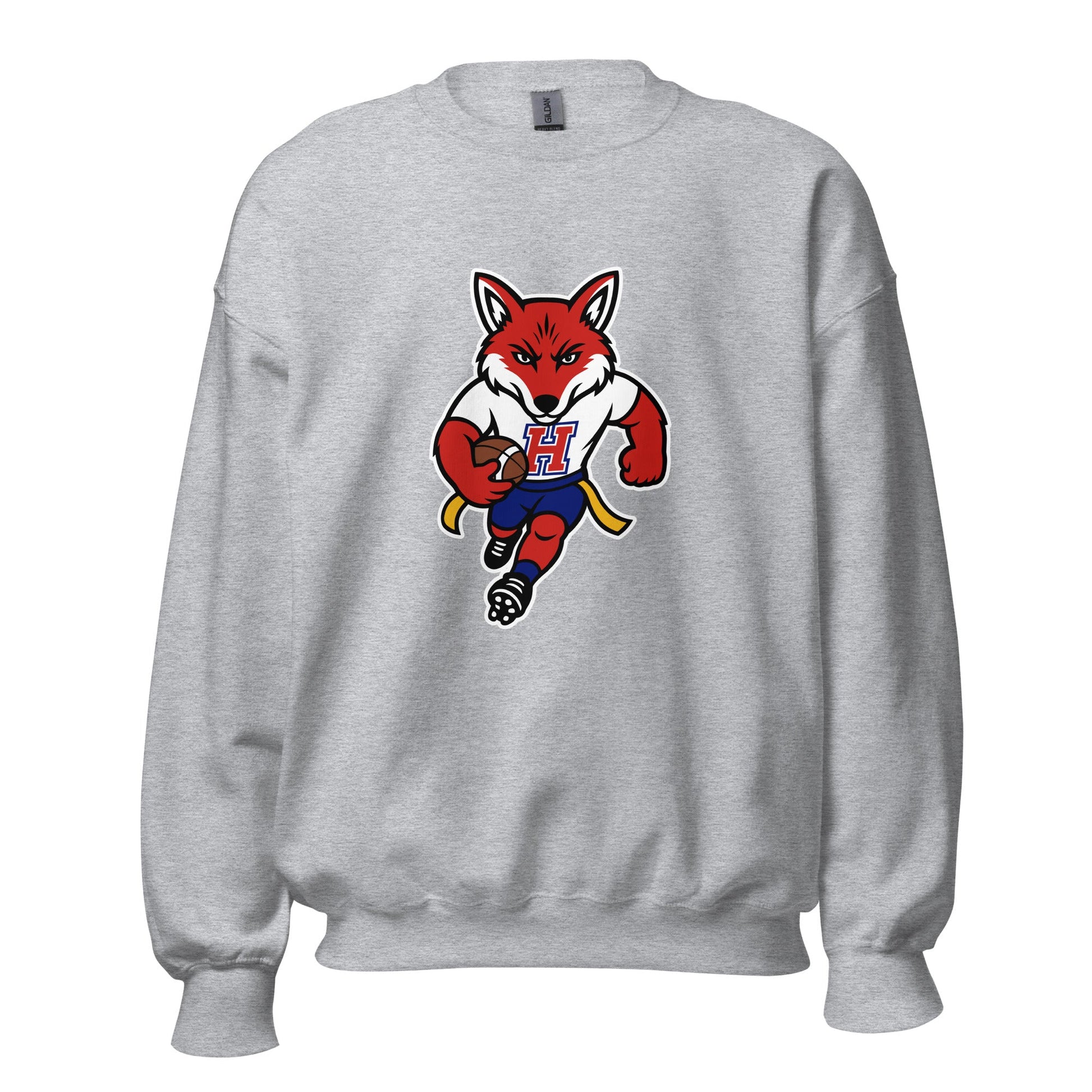 Classic | Sweatshirt | Hornell Flag Football | Mascot Logo