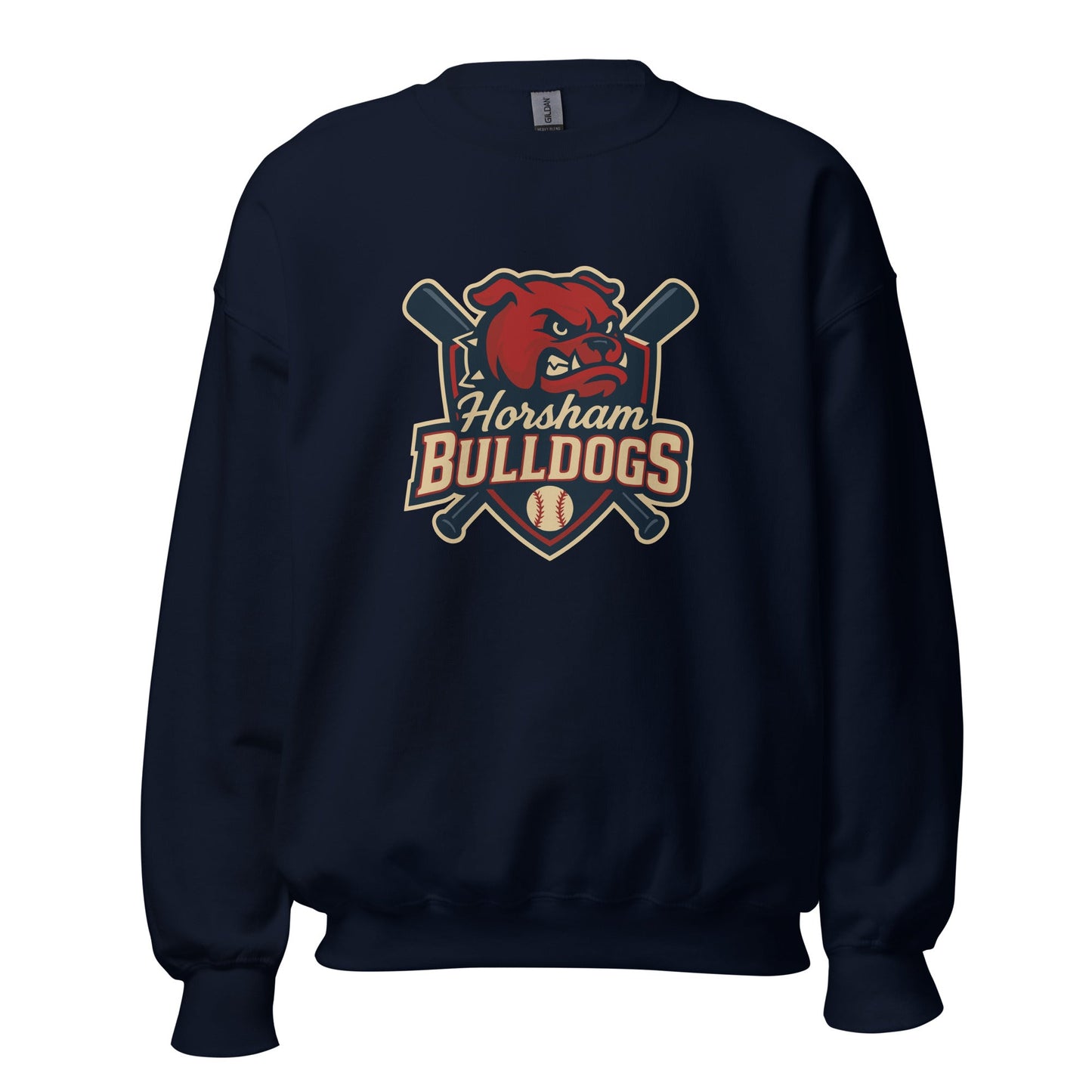 Classic | Sweatshirt | Horsham Travel Baseball | Bulldogs Logo