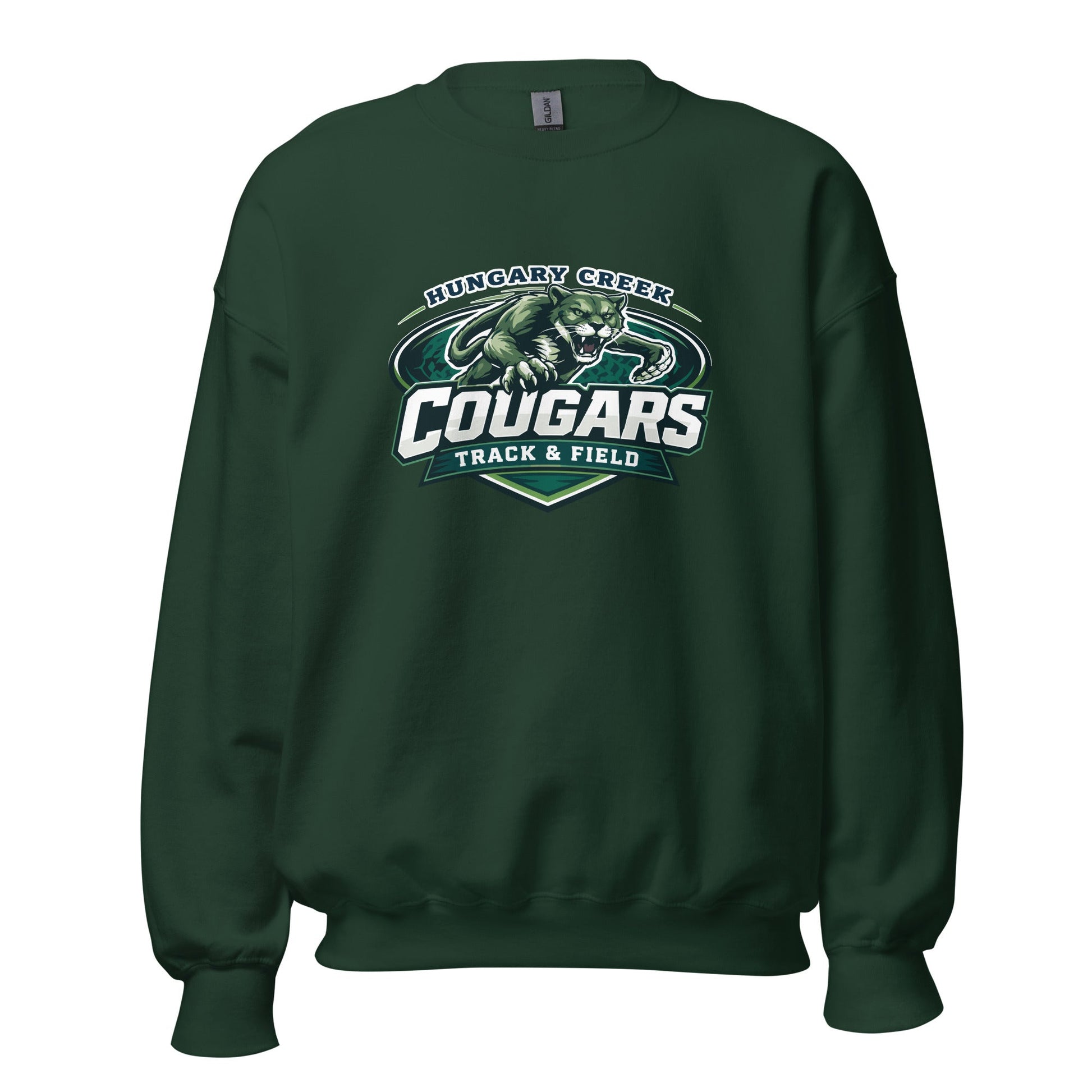 Classic | Sweatshirt | Hungary Creek Cougar | Shield Logo