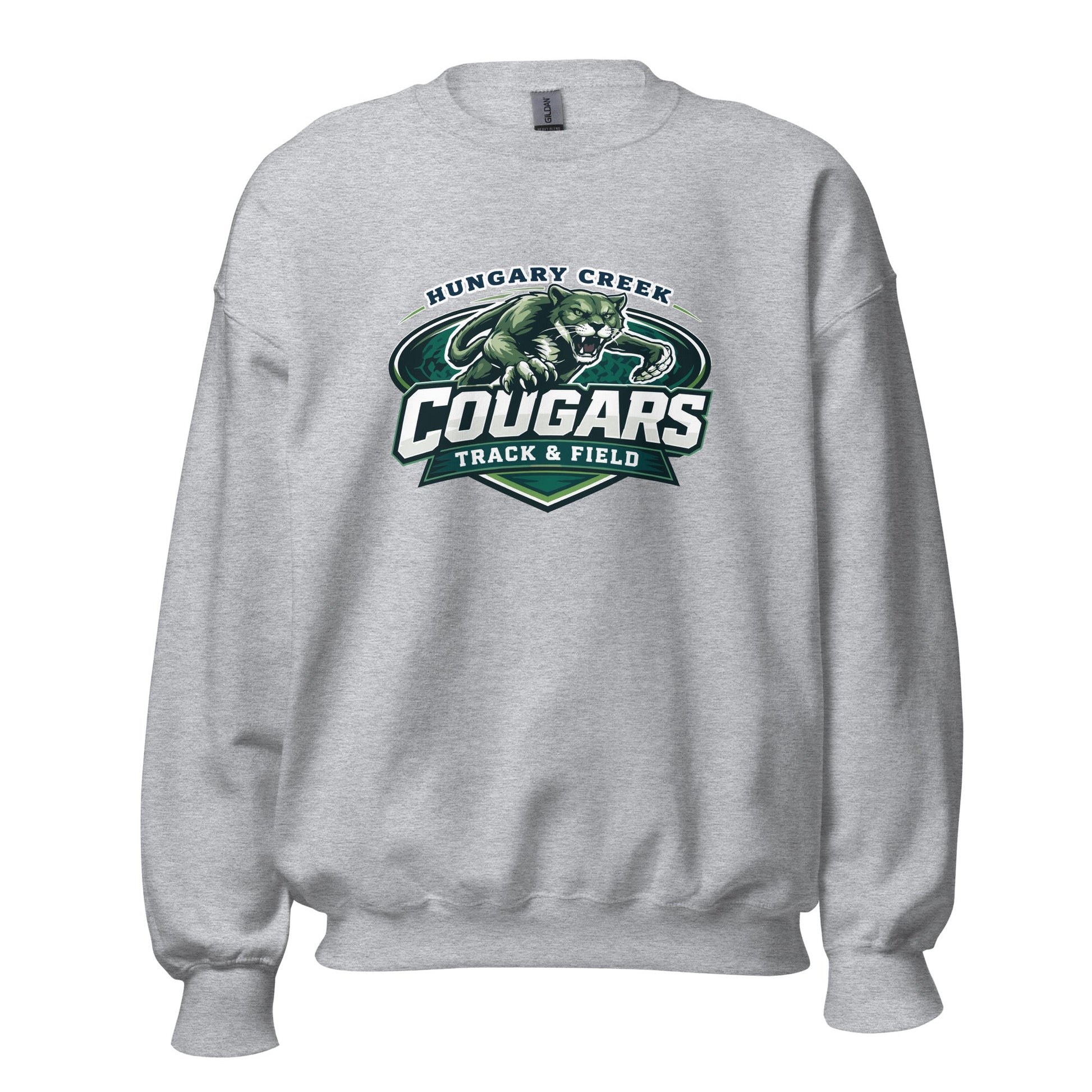 Classic | Sweatshirt | Hungary Creek Cougar | Shield Logo