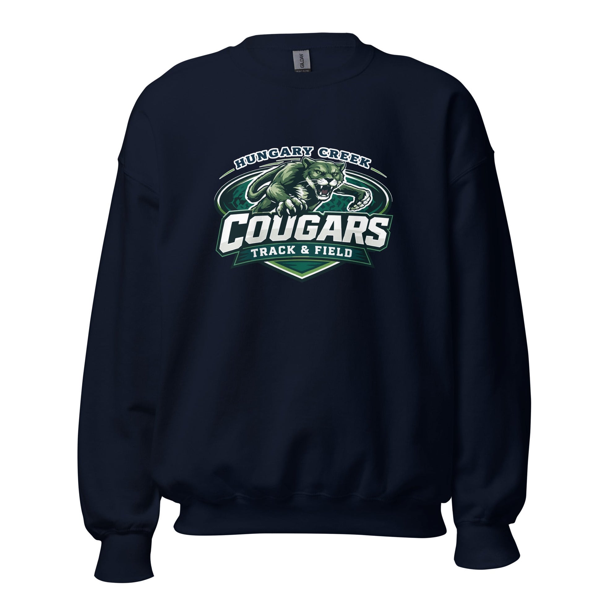 Classic | Sweatshirt | Hungary Creek Cougar | Shield Logo