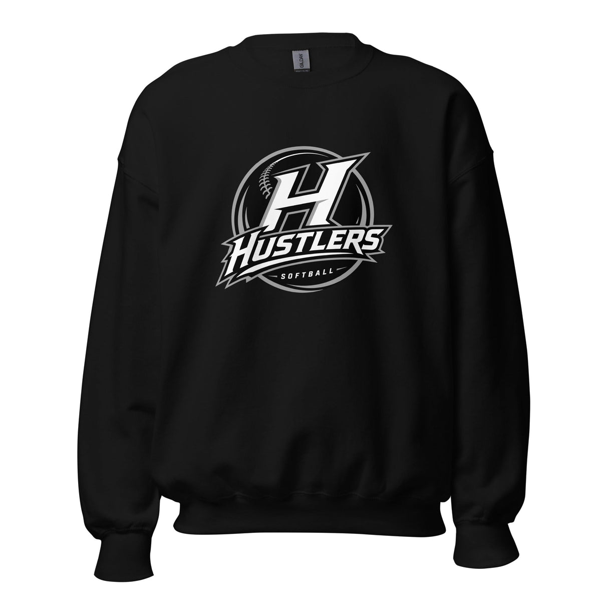 Classic | Sweatshirt | Hustlers Softball | Crest Logo