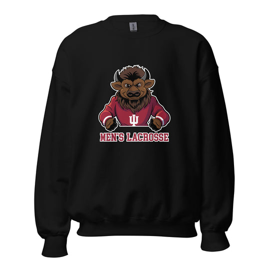Classic | Sweatshirt | Indiana University Lacrosse | Mascot Logo