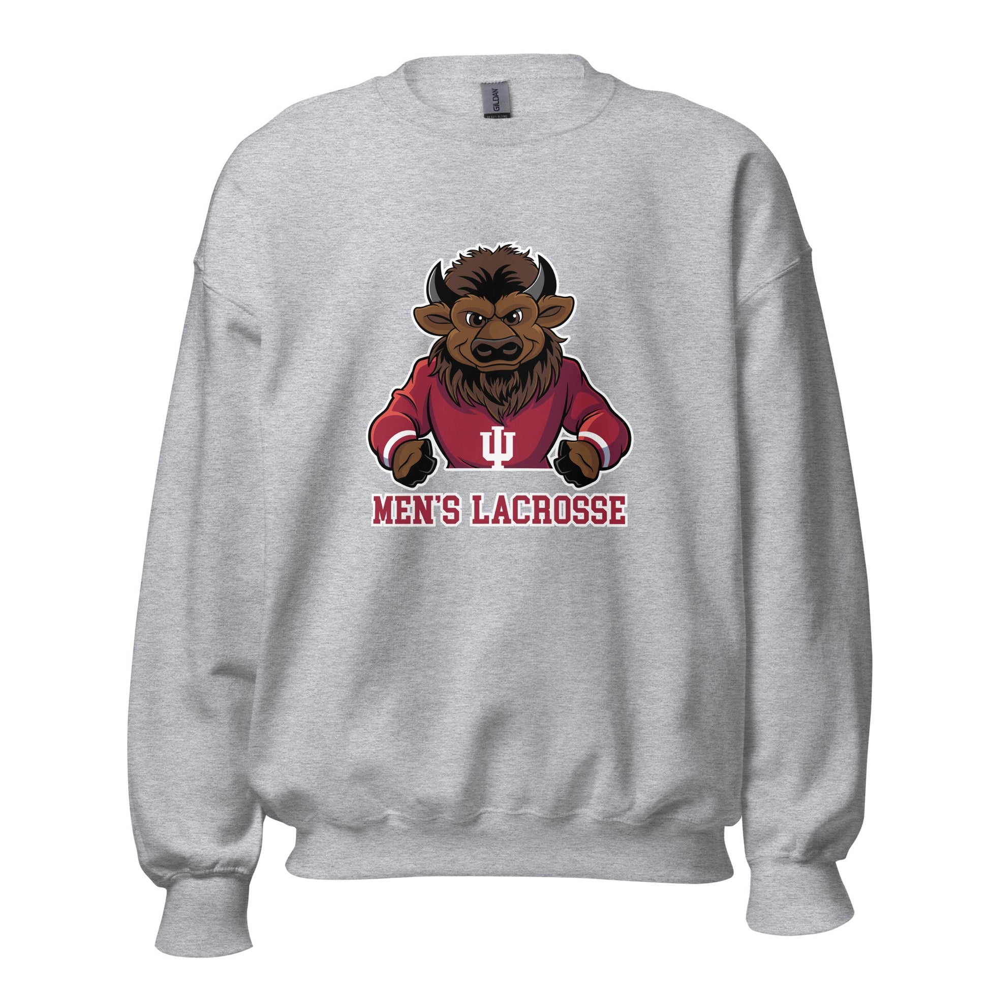 Classic | Sweatshirt | Indiana University Lacrosse | Mascot Logo