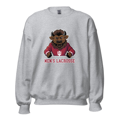 Classic | Sweatshirt | Indiana University Lacrosse | Mascot Logo