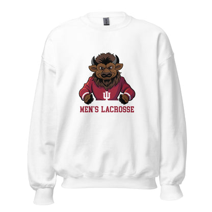 Classic | Sweatshirt | Indiana University Lacrosse | Mascot Logo