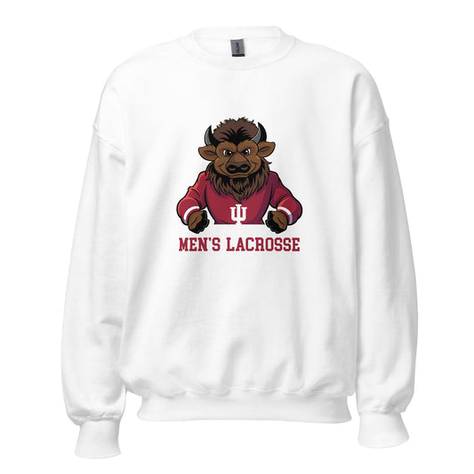Classic | Sweatshirt | Indiana University Lacrosse | Mascot Logo