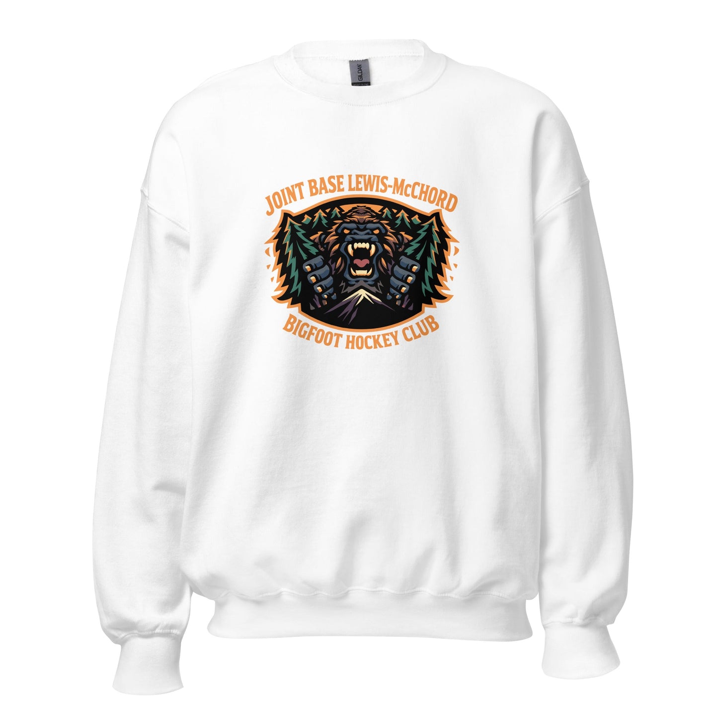 Classic | Sweatshirt | JBLM Bigfoot Hockey Team | Mascot Logo