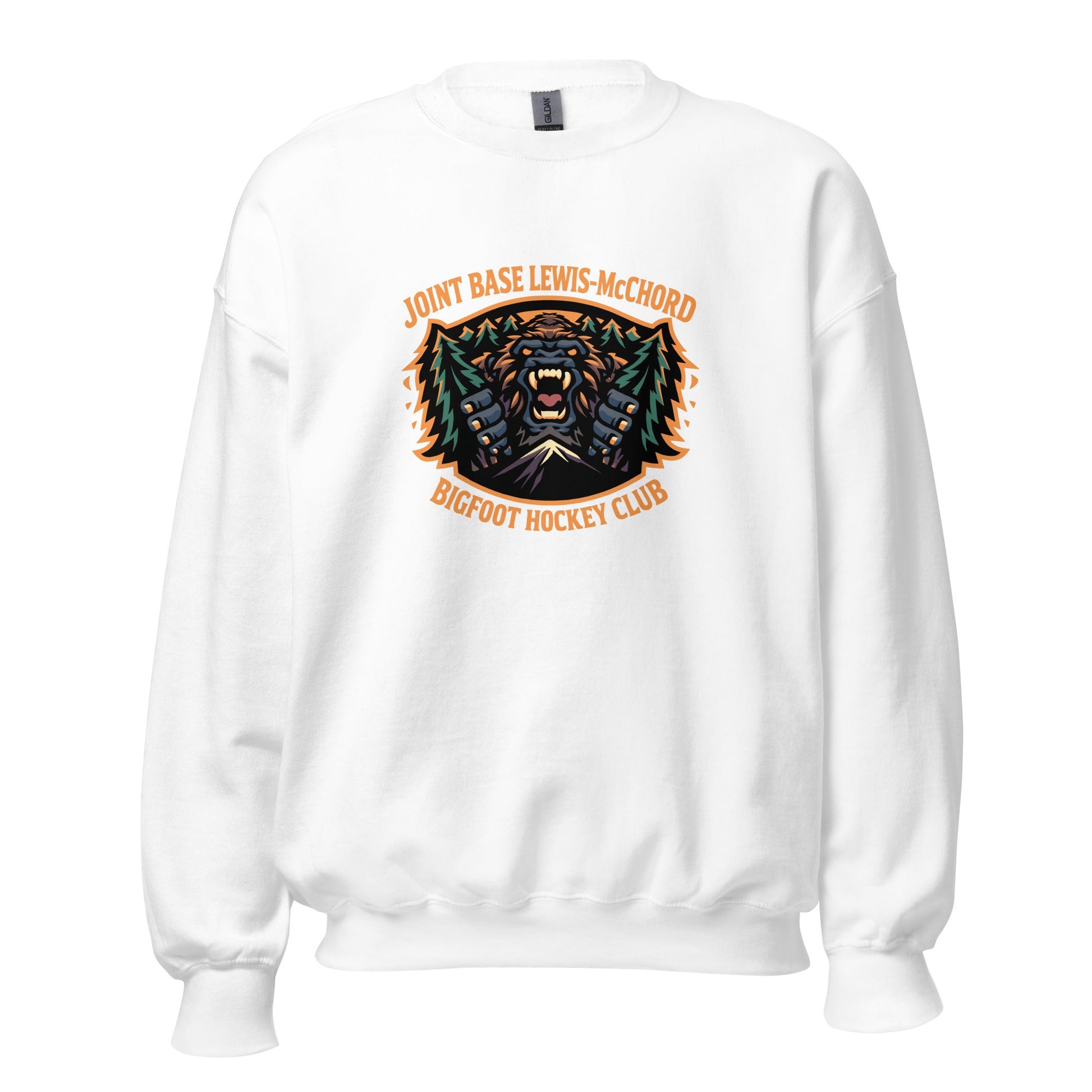 Classic | Sweatshirt | JBLM Bigfoot Hockey Team | Mascot Logo
