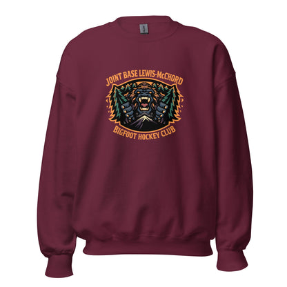 Classic | Sweatshirt | JBLM Bigfoot Hockey Team | Mascot Logo