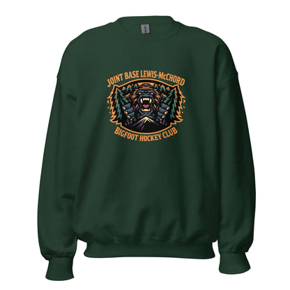 Classic | Sweatshirt | JBLM Bigfoot Hockey Team | Mascot Logo