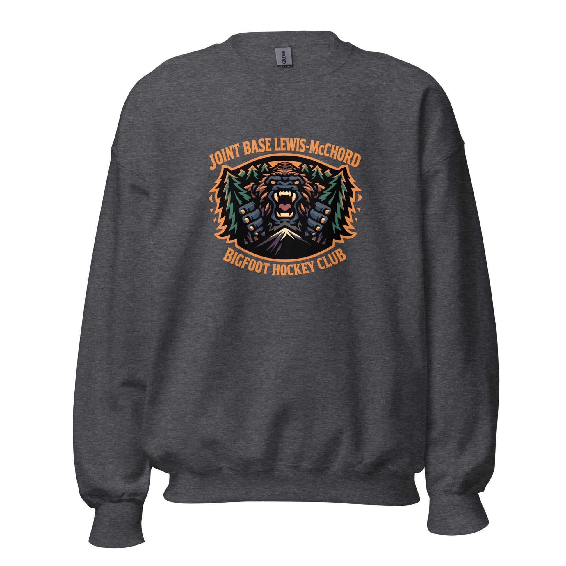 Classic | Sweatshirt | JBLM Bigfoot Hockey Team | Mascot Logo