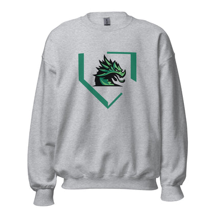Classic | Sweatshirt | John Cooper Baseball | Dragon Home Logo