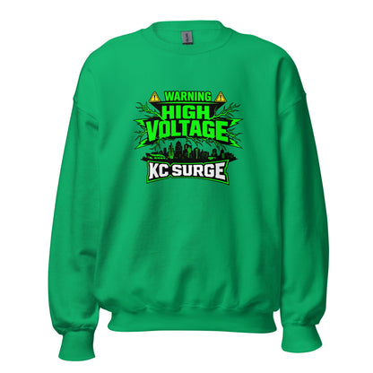 Classic | Sweatshirt | Kansas City Surge | High Voltage Logo