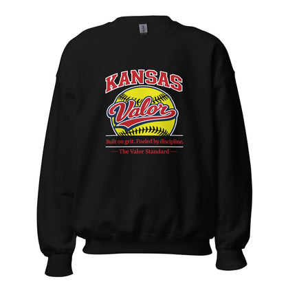 Classic | Sweatshirt | Kansas Valor Fan Gear | The Standard Logo