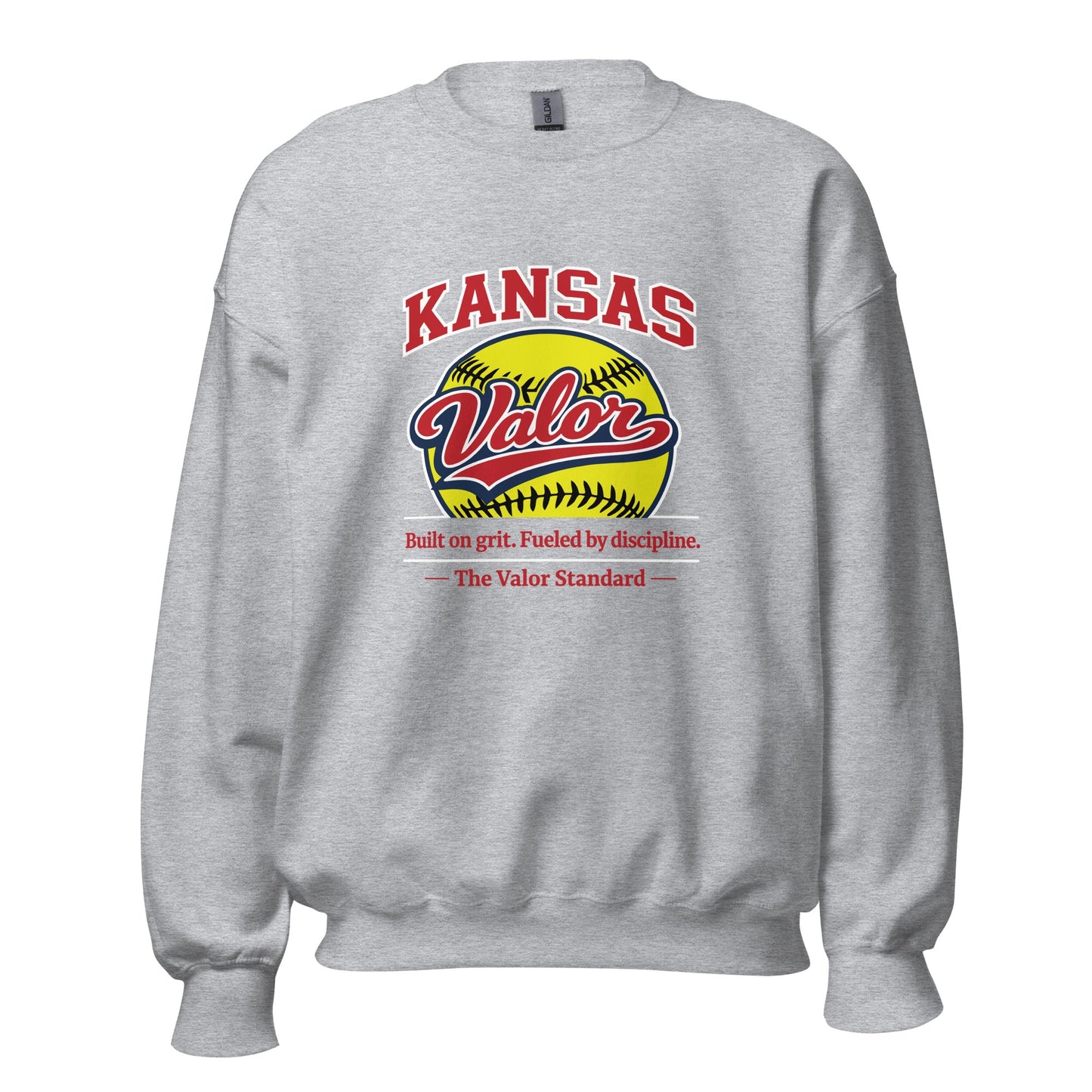 Classic | Sweatshirt | Kansas Valor Fan Gear | The Standard Logo