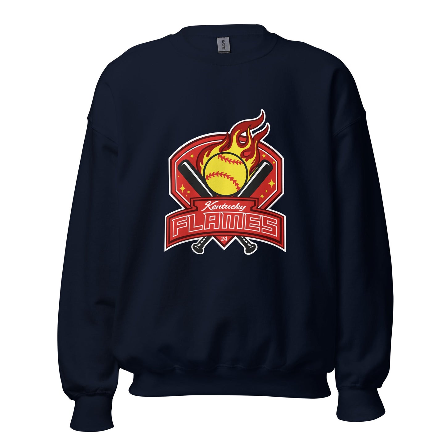 Classic | Sweatshirt | KY Flames | Emblem Logo