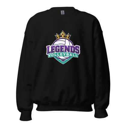 Classic | Sweatshirt | Lady Legends Volleyball | Crown Logo
