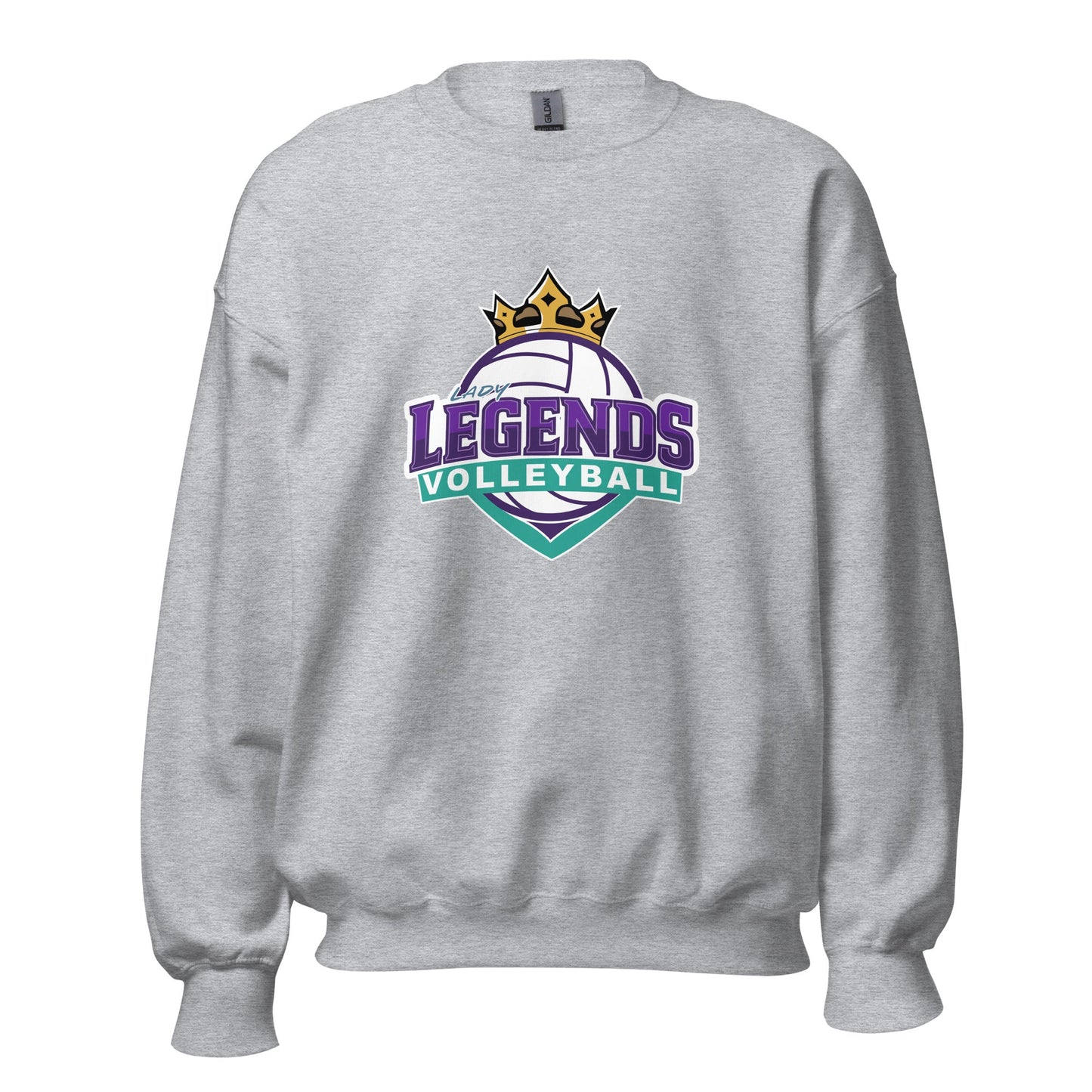 Classic | Sweatshirt | Lady Legends Volleyball | Crown Logo