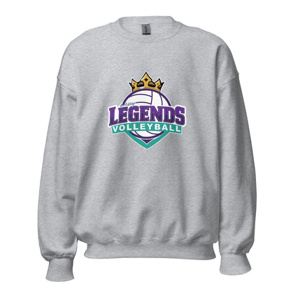 Classic | Sweatshirt | Lady Legends Volleyball | Crown Logo