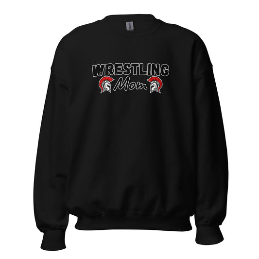 Classic | Sweatshirt | Lafayette Warrior Youth Wrestling | Mom Emblem Logo