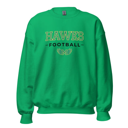 Classic | Sweatshirt | Lake Minneola Hawks Football | Mark Logo