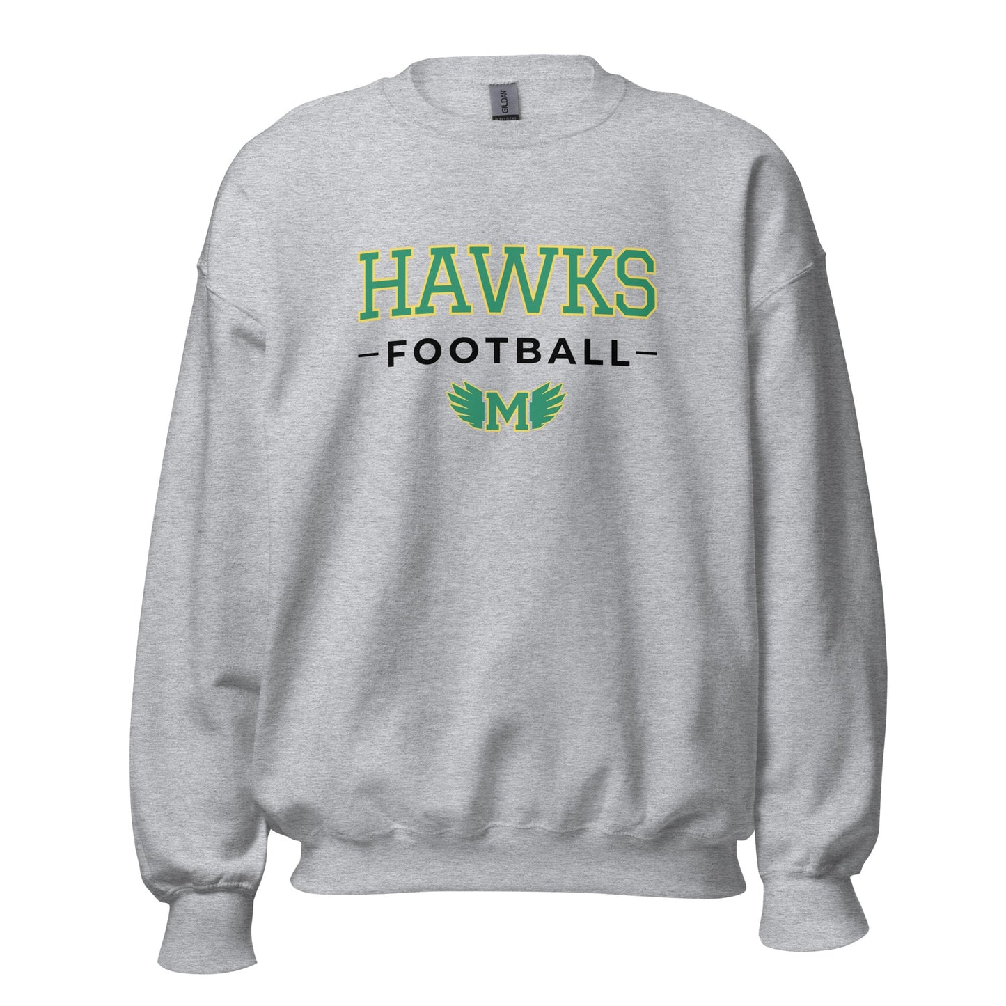 Classic | Sweatshirt | Lake Minneola Hawks Football | Mark Logo