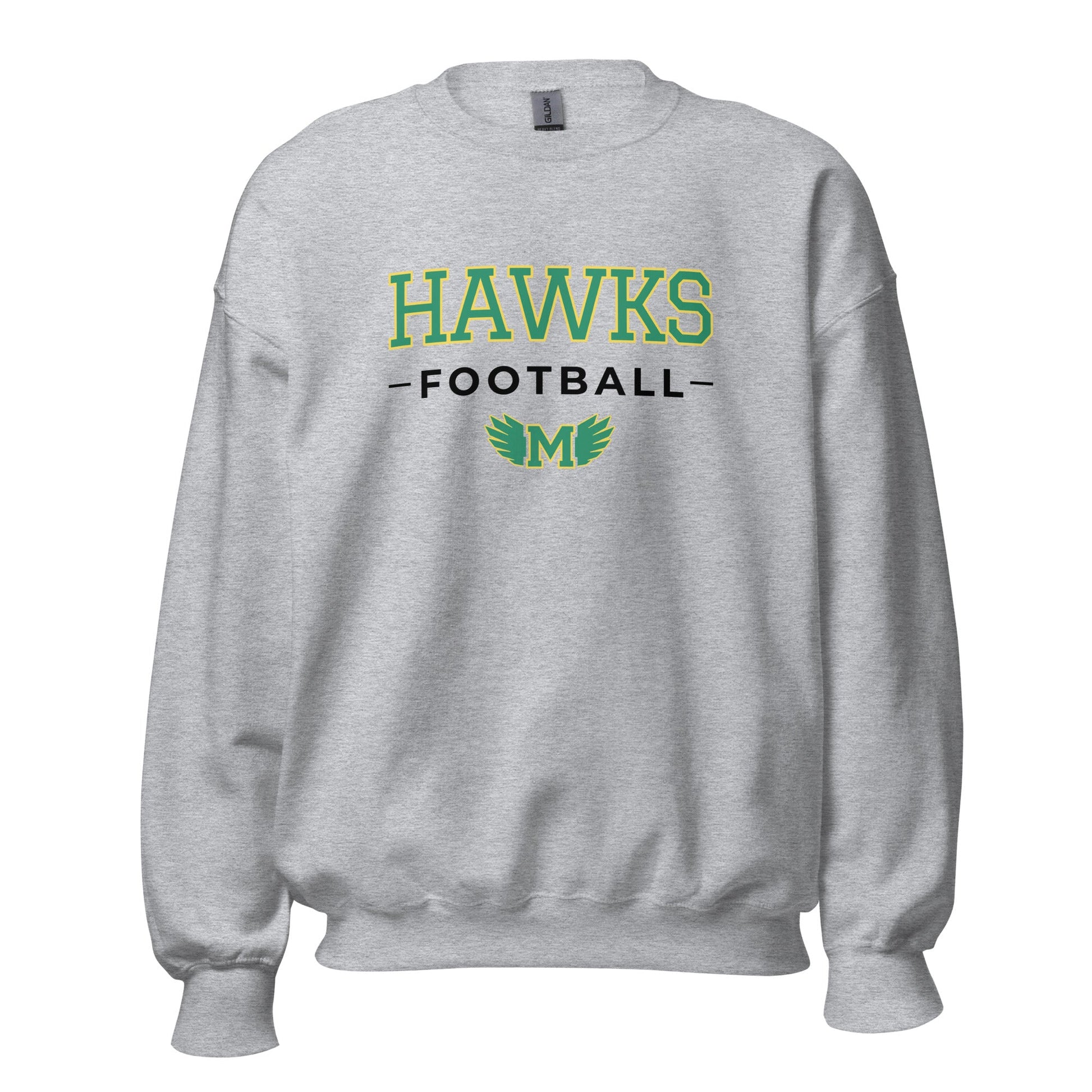 Classic | Sweatshirt | Lake Minneola Hawks Football | Mark Logo