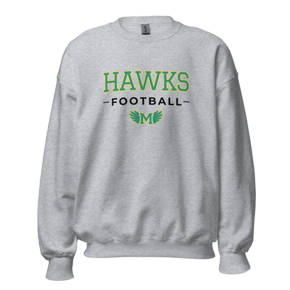 Classic | Sweatshirt | Lake Minneola Hawks Football | Mark Logo