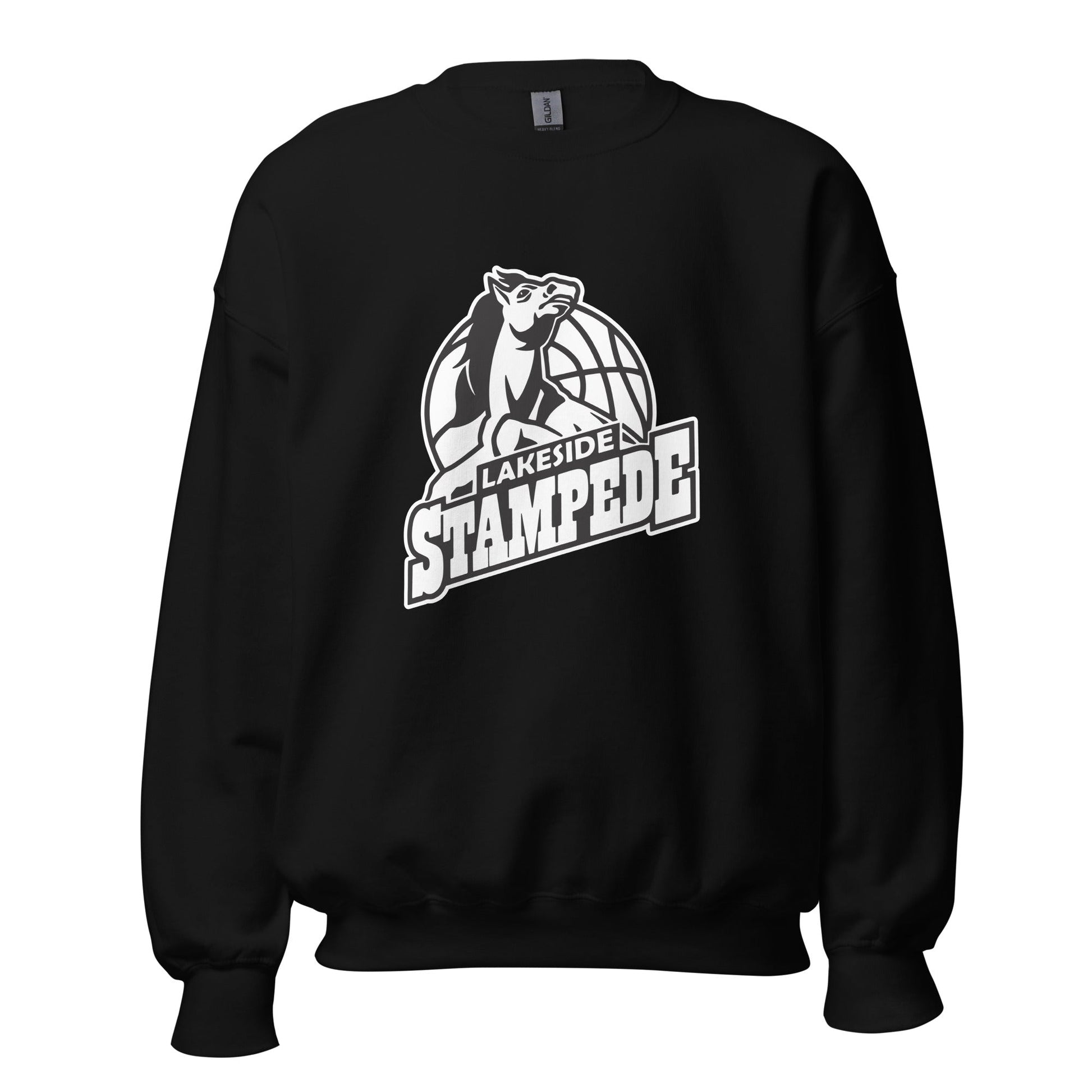 Classic | Sweatshirt | Lakeside Stampede | Basketball Mascot Logo