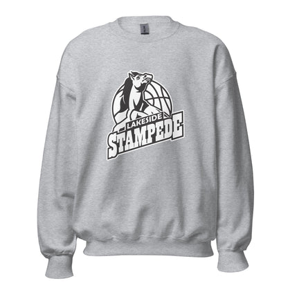 Classic | Sweatshirt | Lakeside Stampede | Basketball Mascot Logo