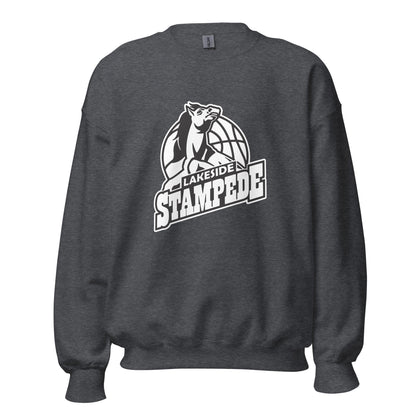 Classic | Sweatshirt | Lakeside Stampede | Basketball Mascot Logo