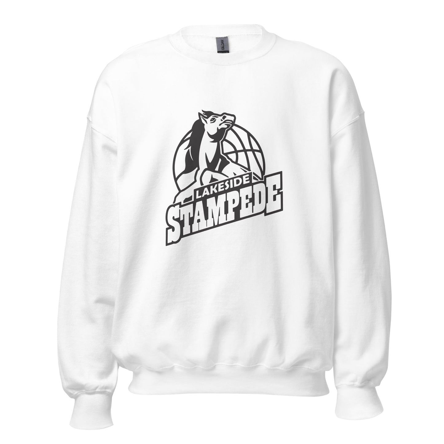Classic | Sweatshirt | Lakeside Stampede | Basketball Mascot Logo
