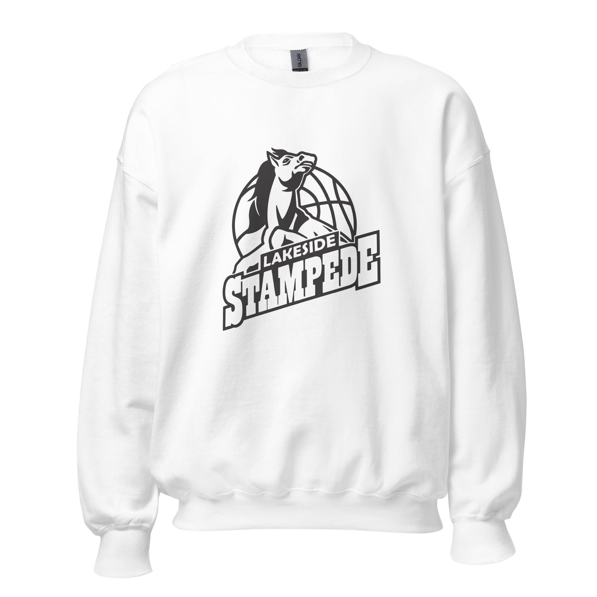 Classic | Sweatshirt | Lakeside Stampede | Basketball Mascot Logo