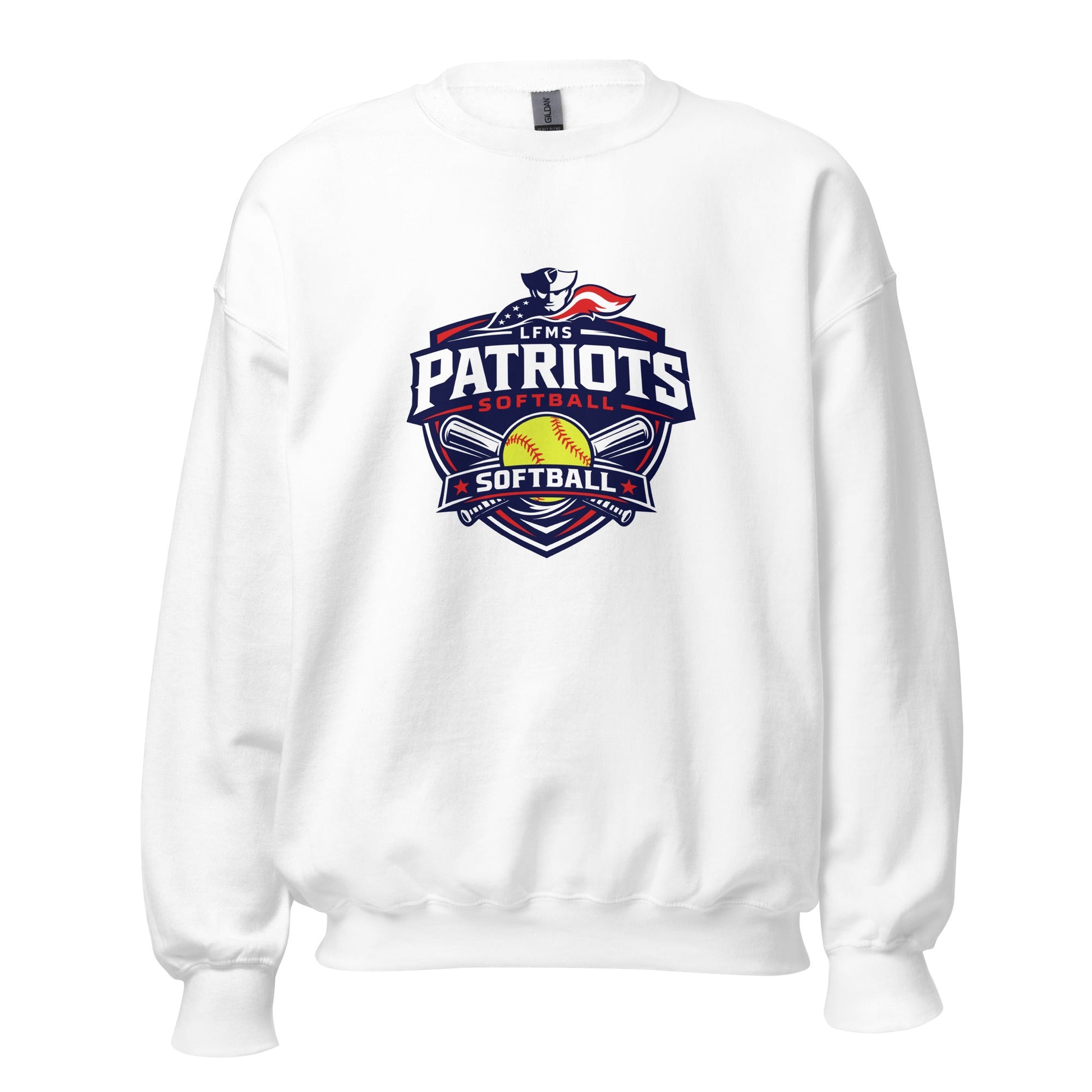Classic | Sweatshirt | LFMS Athletics | Patriots Softball Logo