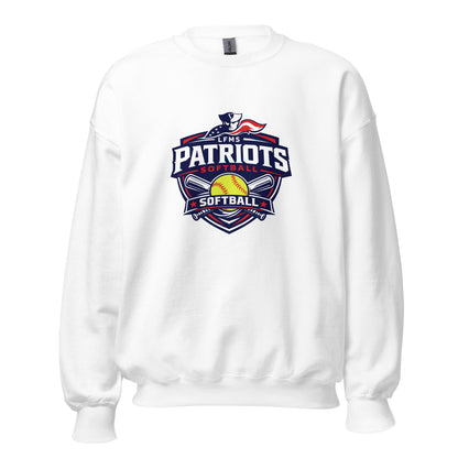 Classic | Sweatshirt | LFMS Athletics | Patriots Softball Logo