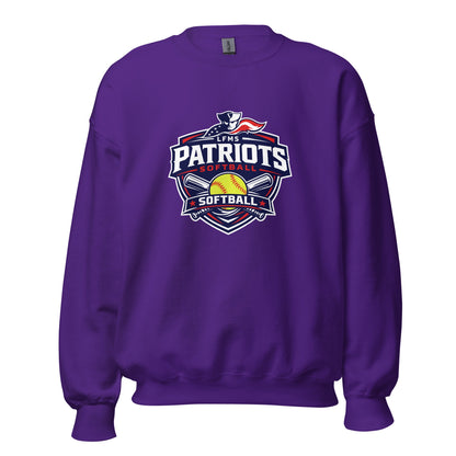 Classic | Sweatshirt | LFMS Athletics | Patriots Softball Logo