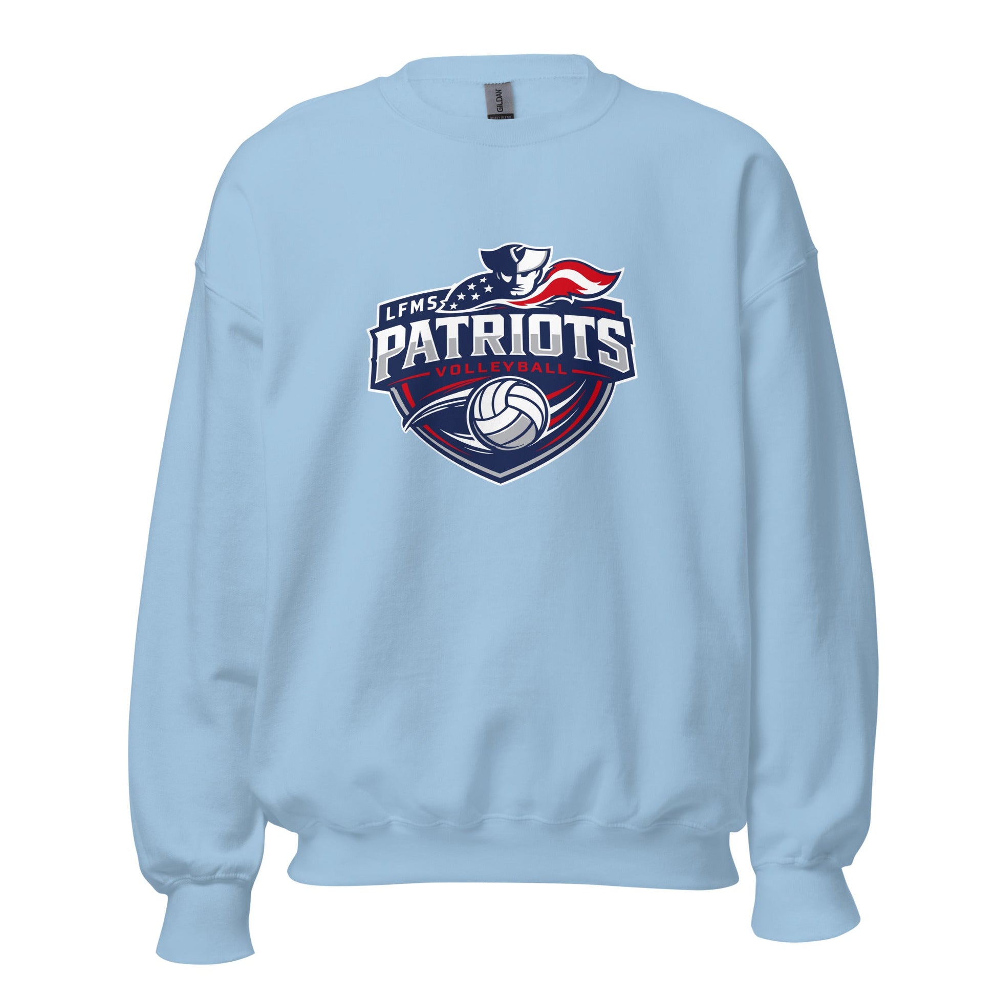 Classic | Sweatshirt | LFMS Athletics | Patriots Volleyball Logo
